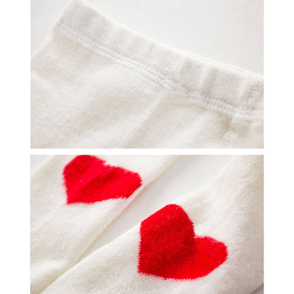Kid Girl Love Heart Tights Wholesale