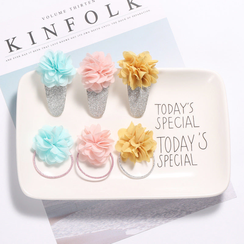 Kid Girl Sequins Flowers Hair Clip Wholesale 46535968