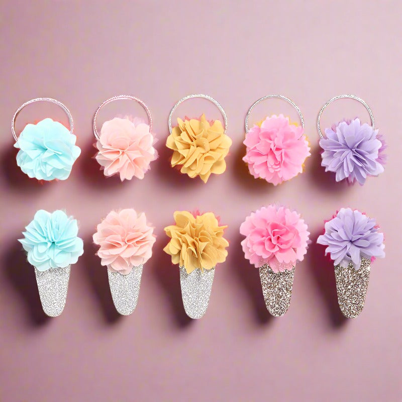 Kid Girl Sequins Flowers Hair Clip Wholesale 46535968