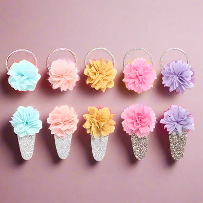 Kid Girl Sequins Flowers Hair Clip Wholesale 46535968
