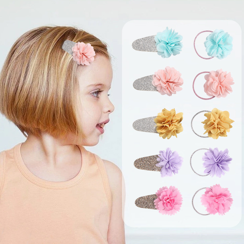 Kid Girl Sequins Flowers Hair Clip Wholesale 46535968