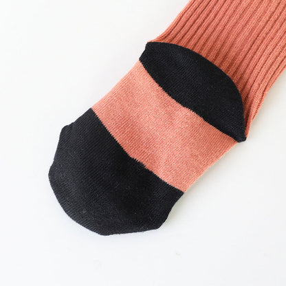 Baby Kid Girls Striped Color-blocking Socks