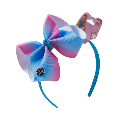 Kid Girl Unicorn Ribbon Bow Headbands