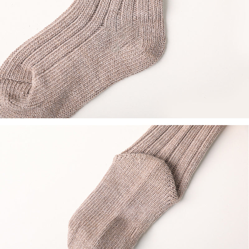 Kid Girl Velvet Bowknot High Top Socks