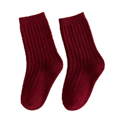 Kid High Top Plain Socks Wholesale