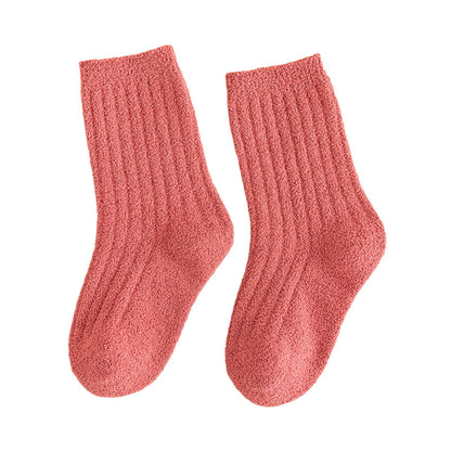 Kid High Top Plain Socks Wholesale