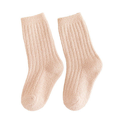 Kid High Top Plain Socks Wholesale