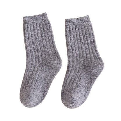 Kid High Top Plain Socks Wholesale