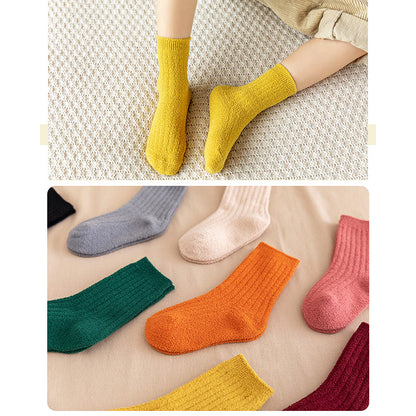 Kid High Top Plain Socks Wholesale