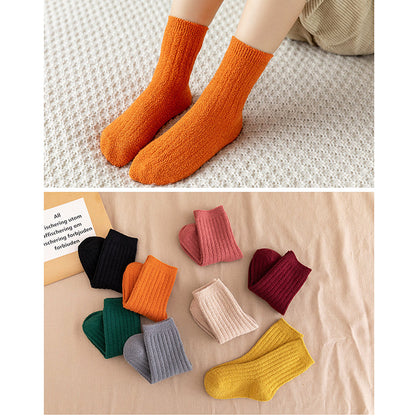 Kid High Top Plain Socks Wholesale
