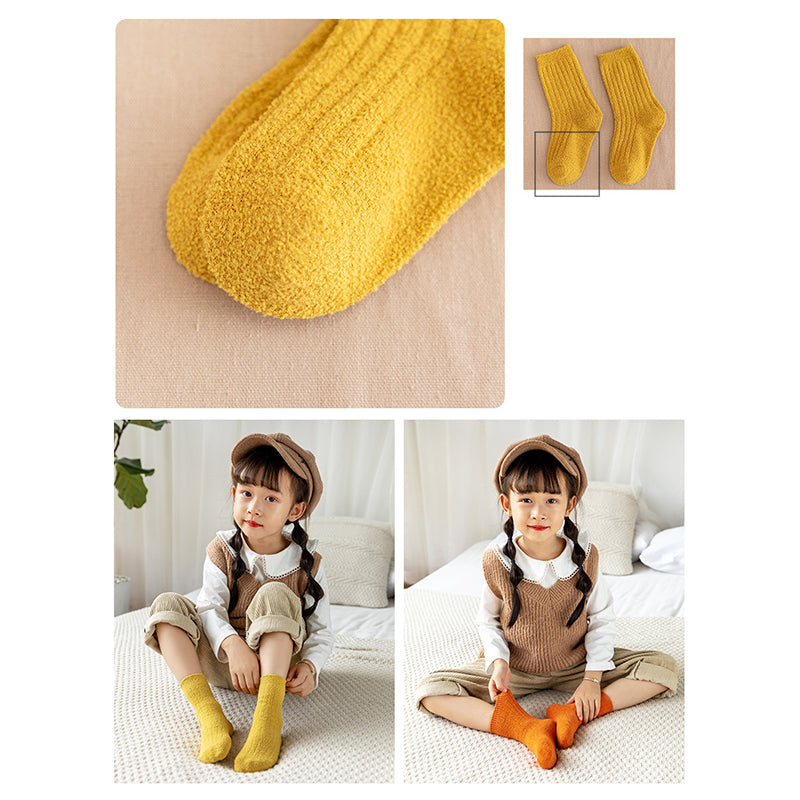 Kid High Top Plain Socks Wholesale