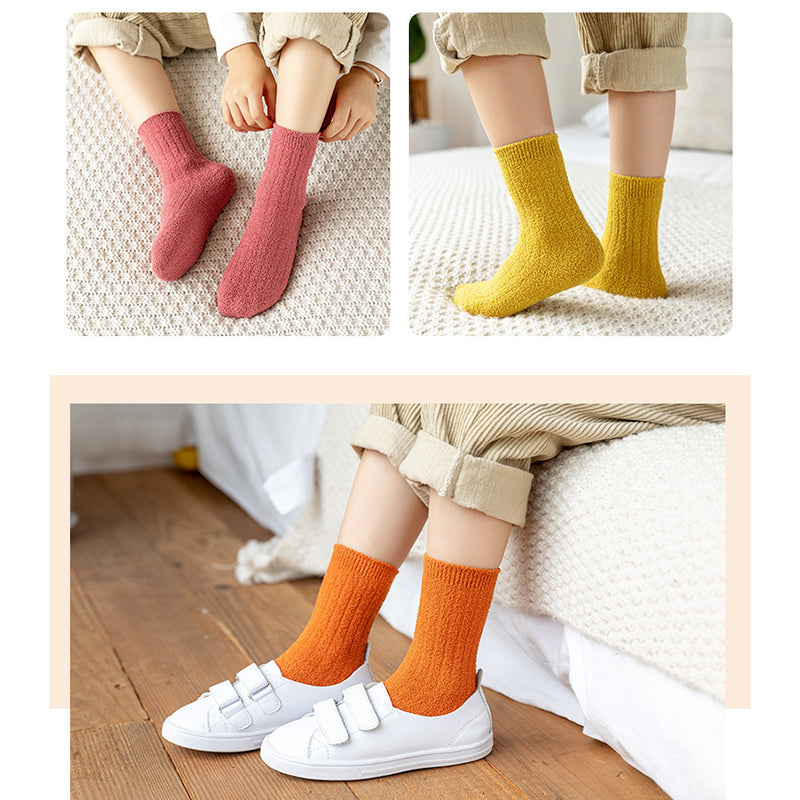Kid High Top Plain Socks Wholesale