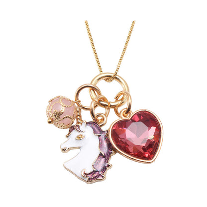 Kid Lovely Unicorn Necklace Wholesale