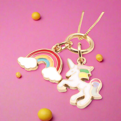 Kid Lovely Unicorn Necklace Wholesale