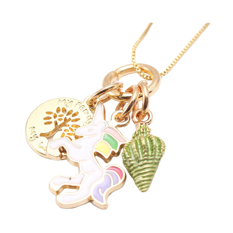Kid Lovely Unicorn Necklace Wholesale