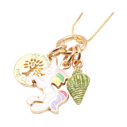 Kid Lovely Unicorn Necklace Wholesale