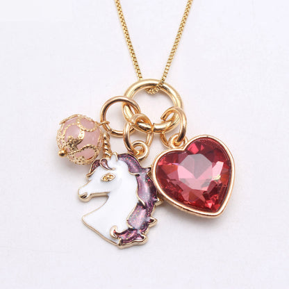Kid Lovely Unicorn Necklace Wholesale