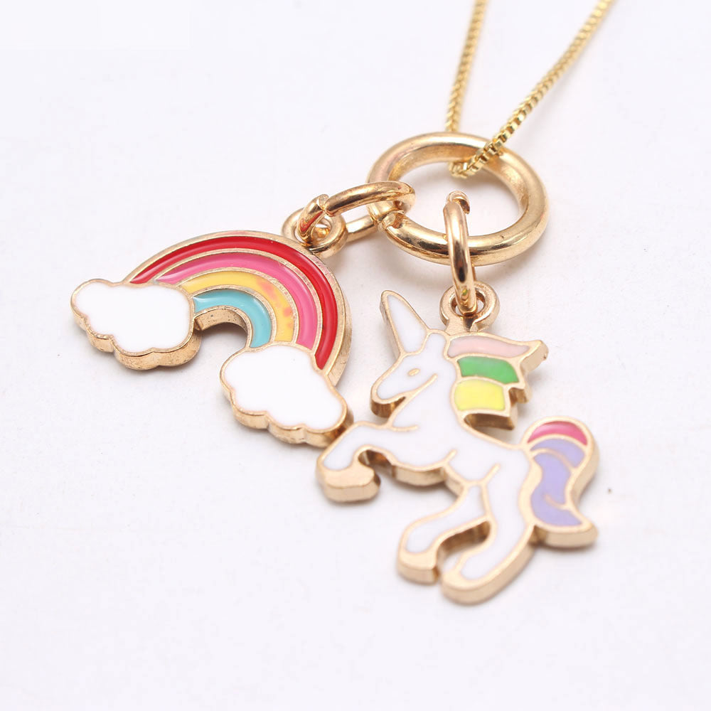 Kid Lovely Unicorn Necklace Wholesale