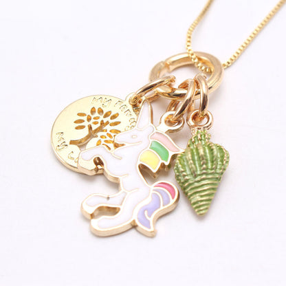 Kid Lovely Unicorn Necklace Wholesale