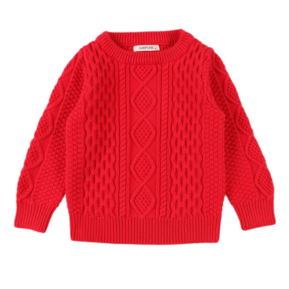 Cable Knit Pullover Sweater