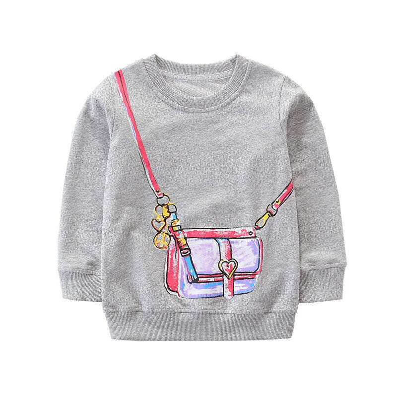 Cats Love Heart Pattern Print Design Sweater