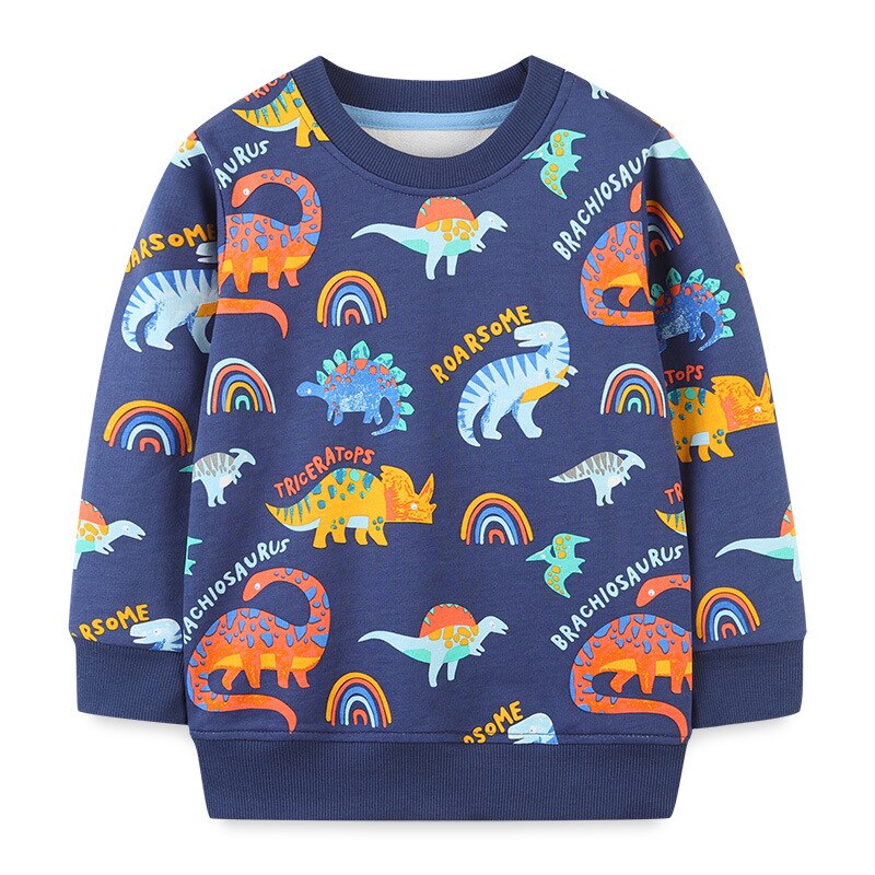 Cats Love Heart Pattern Print Design Sweater