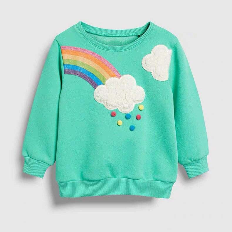 Cats Love Heart Pattern Print Design Sweater