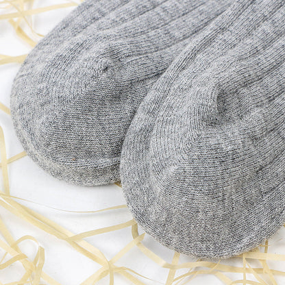 Little Girl Bow High Top Knit Socks