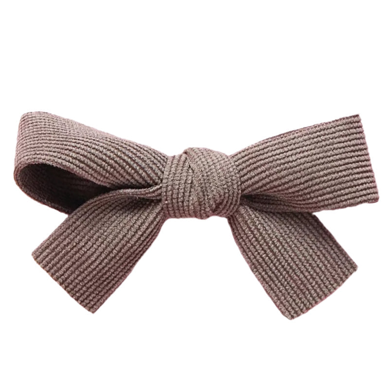 Little Girl Solid Color Bowknot Hairpin