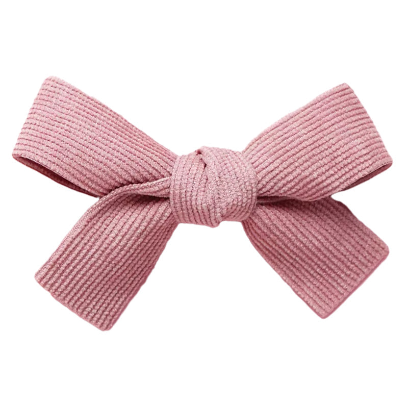 Little Girl Solid Color Bowknot Hairpin