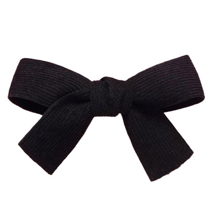 Little Girl Solid Color Bowknot Hairpin