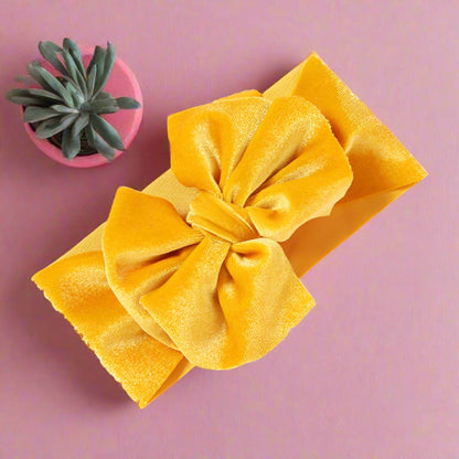 Little Girl Velvet Bowknot Headband