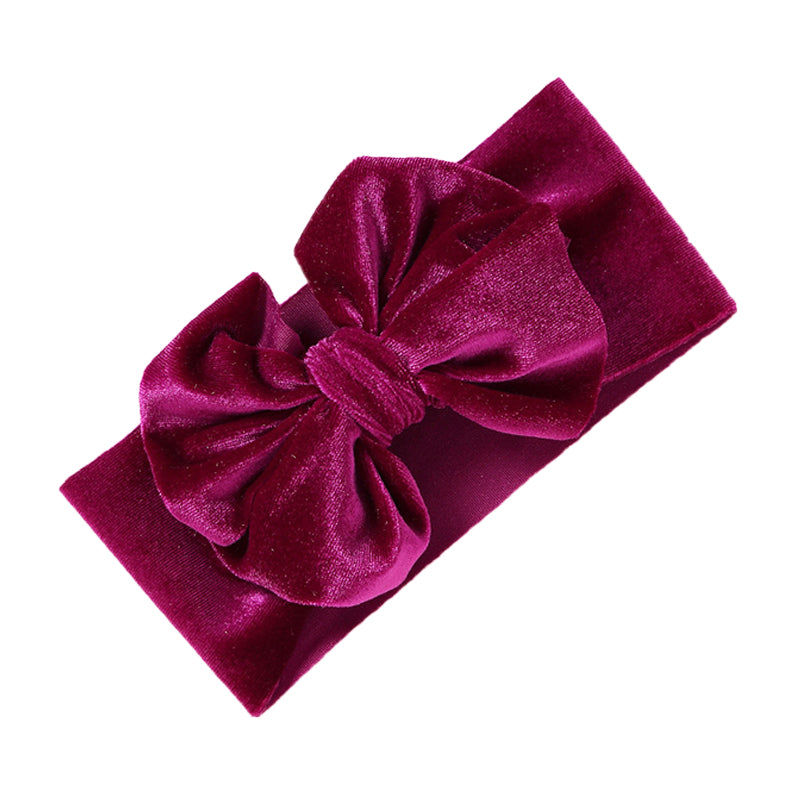 Little Girl Velvet Bowknot Headband
