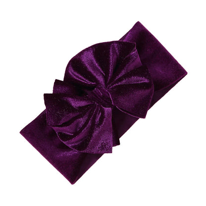Little Girl Velvet Bowknot Headband