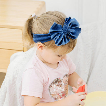 Little Girl Velvet Bowknot Headband