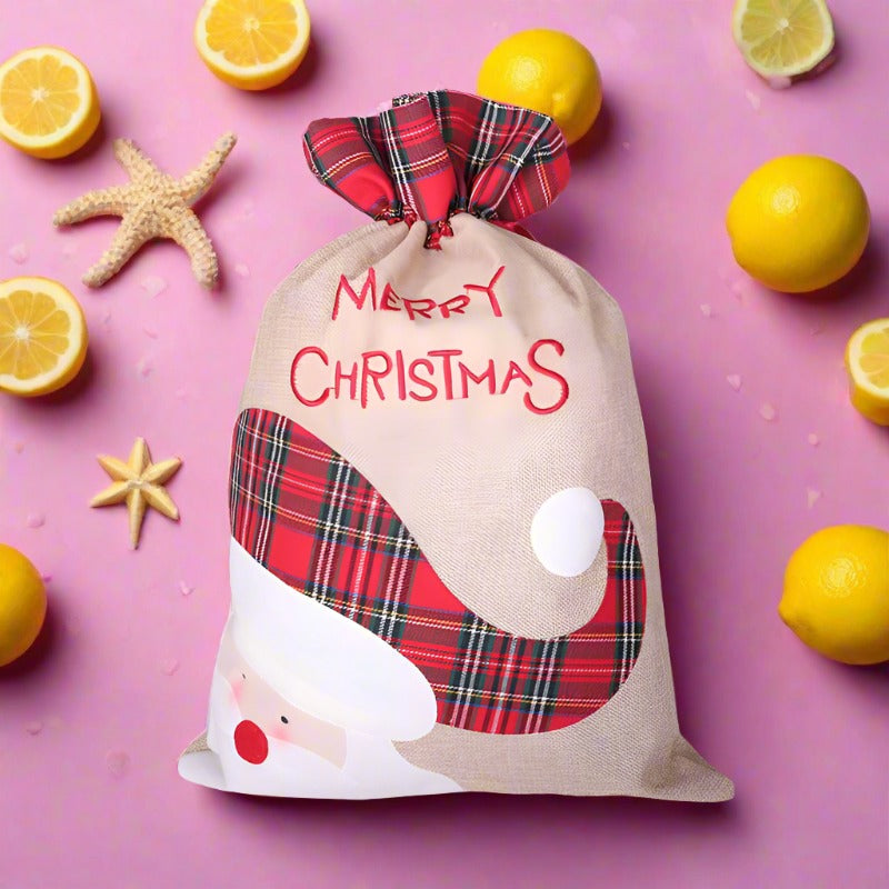 Merry Christmas Plaid Candy Bag Wholesale