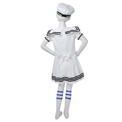 Navy Girl Sailor Uniform Costume Set