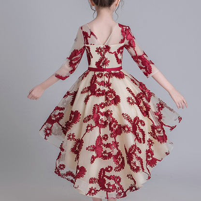Trailing Wedding Party Dress