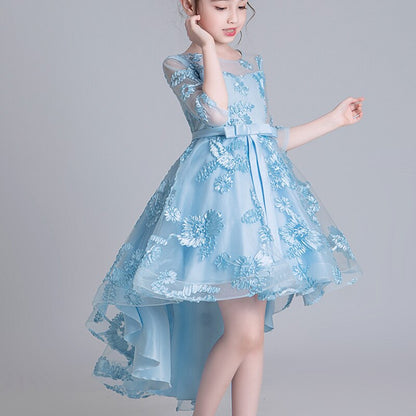 Trailing Wedding Party Dress