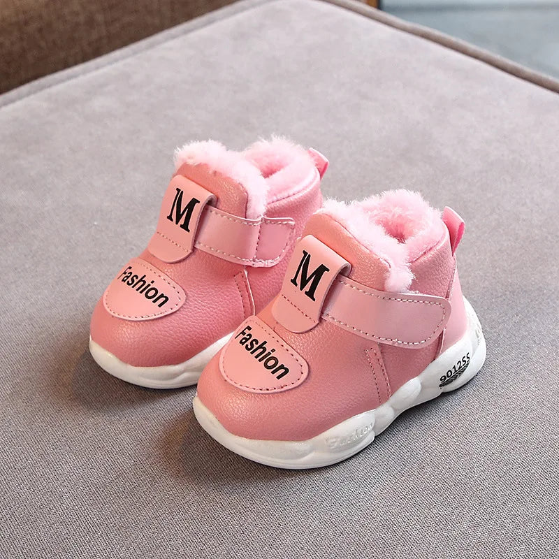 New Soft Non-slip Baby Sneakers: Winter Warm First Walkers
