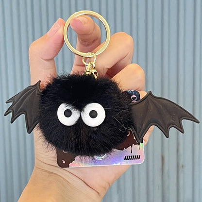 Cute Plush Ball Keychains