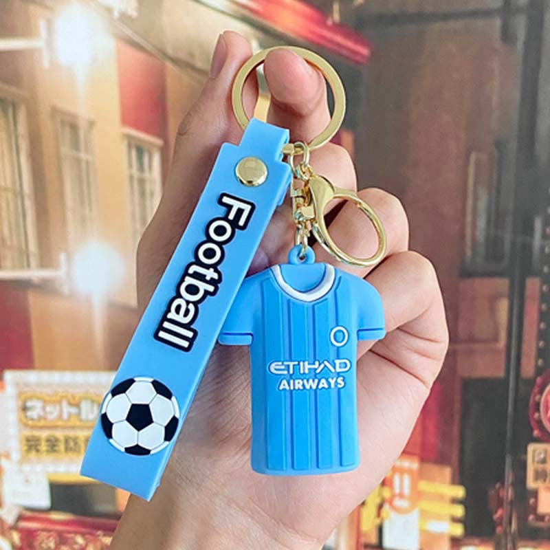Wholesale Cartoon Jersey PVC Soft Keychain Creative Keychain ACCVIP-KC-XJY001