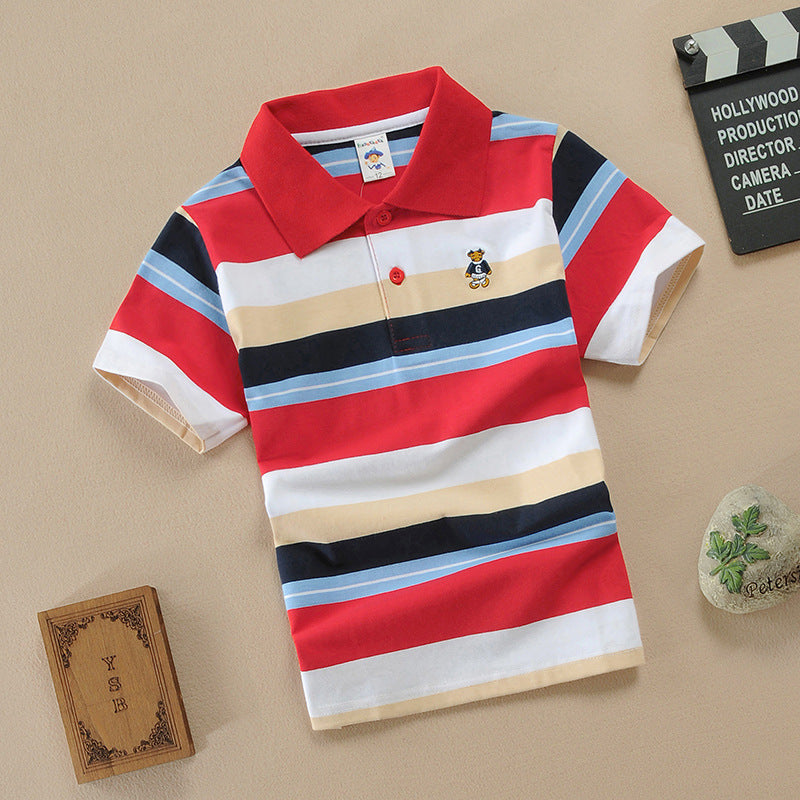 Wholesale Cotton Stripes Summer Baby Clothes