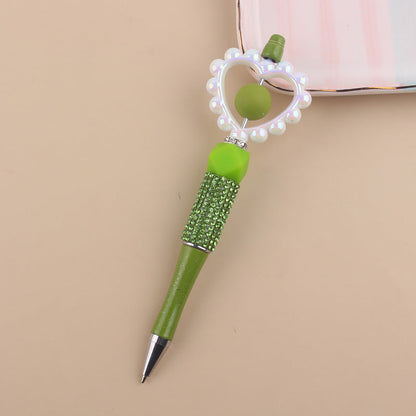 Beaded Pens Love Beaded Silicone Water Diamond Beaded