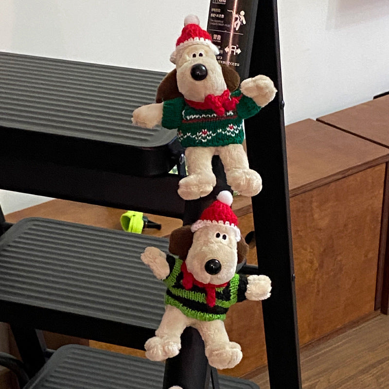 Christmas Hats, Scarves, Puppies, Plush Refrigerator Stickers