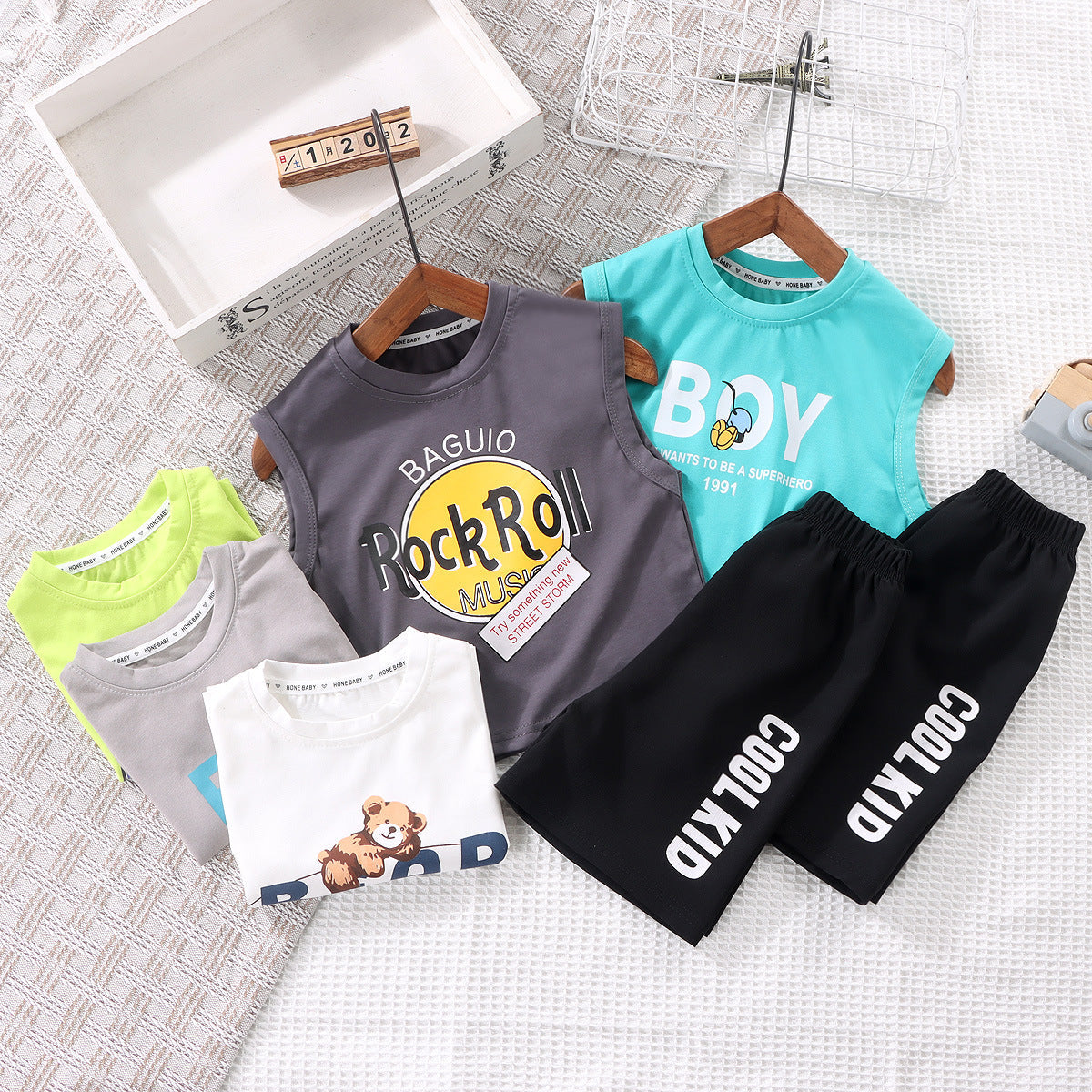 Kids Vest Set Baby Clothes