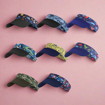 Polyester Kids Summer Print Sports Beanie Hat