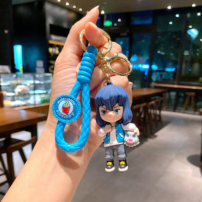 Cartoon Anime PVC Soft Keychain Creative Keychain
