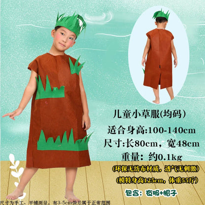 Children's Fruit and Vegetable Costume Environmental-Friendly