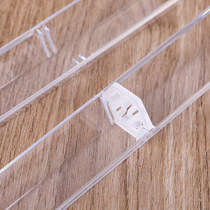 Plastic Transparent Cylinder Rectangular Triangle Pen Box Gift Box